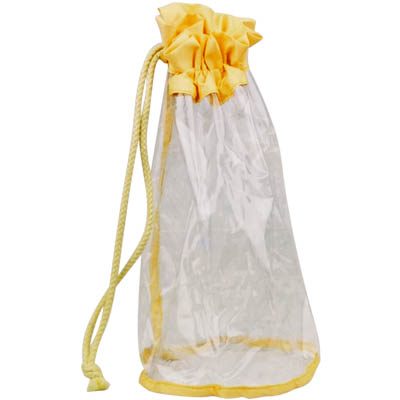 Drawstring Vinyl Cosmetic Packaging Bag Bulk